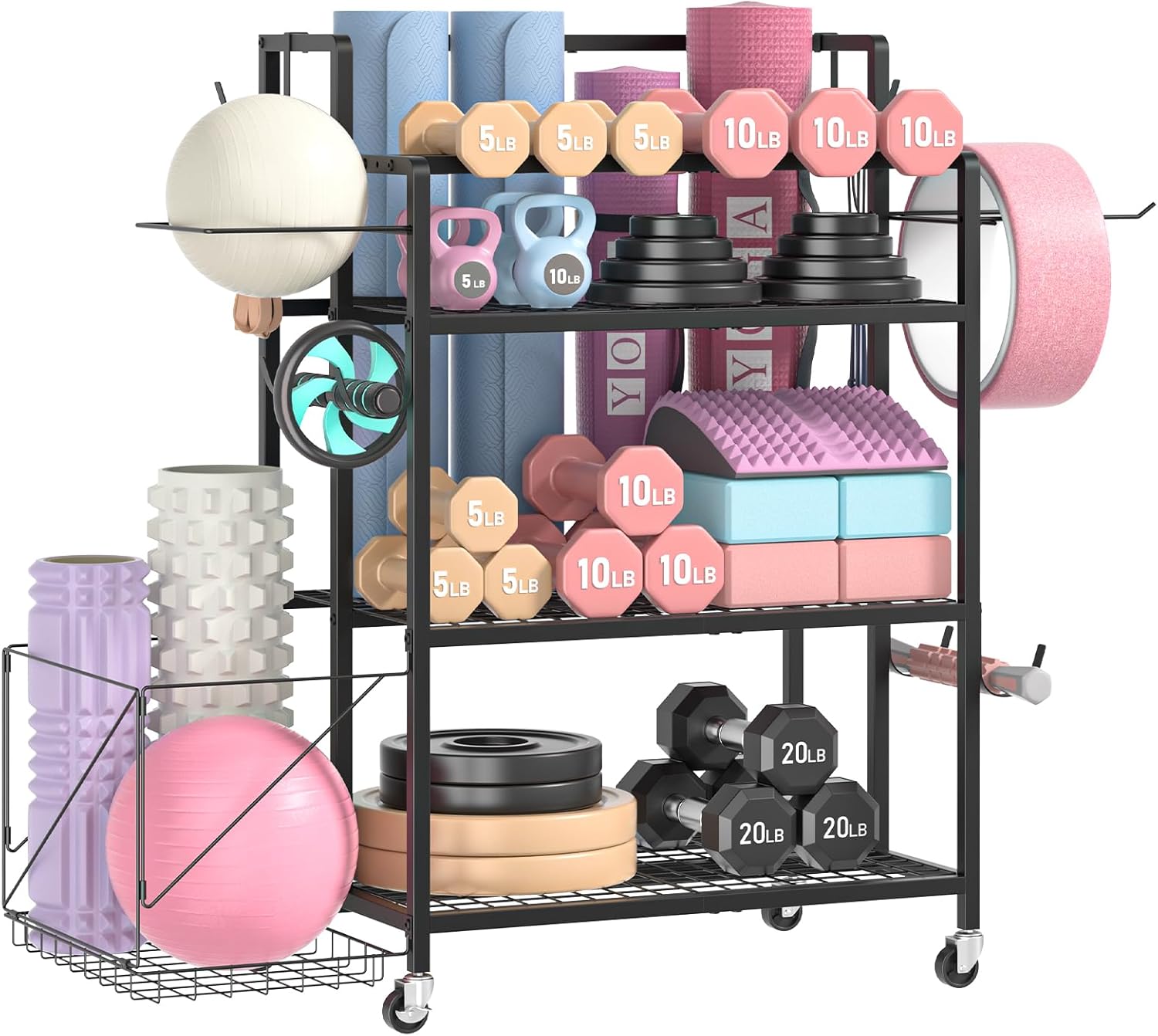 Home Gym Equipment - Heimfitness-Aufbewahrung, Kein Material spezifiziert, Keine Farbe