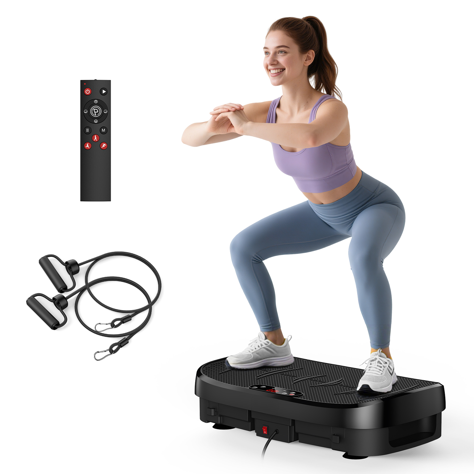 Treadmill Home Gym - Vibrationsplatte zur Fettverbrennung, Fitness-Plattform für den