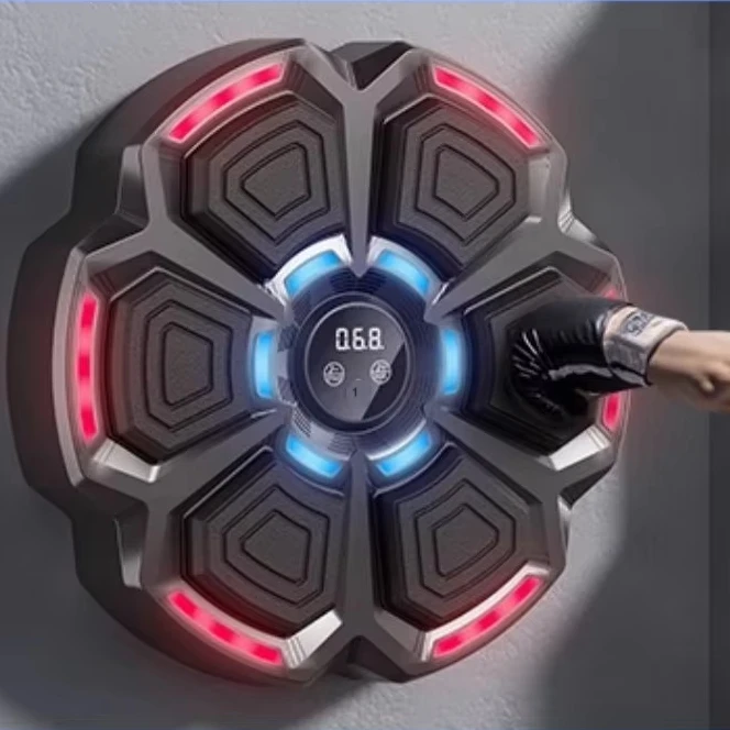 Home Gym Machine - Höhenverstellbares Intelligentes Reaktionstraining Wandmontiertes Boxziel 9-Geschwindigkeiten