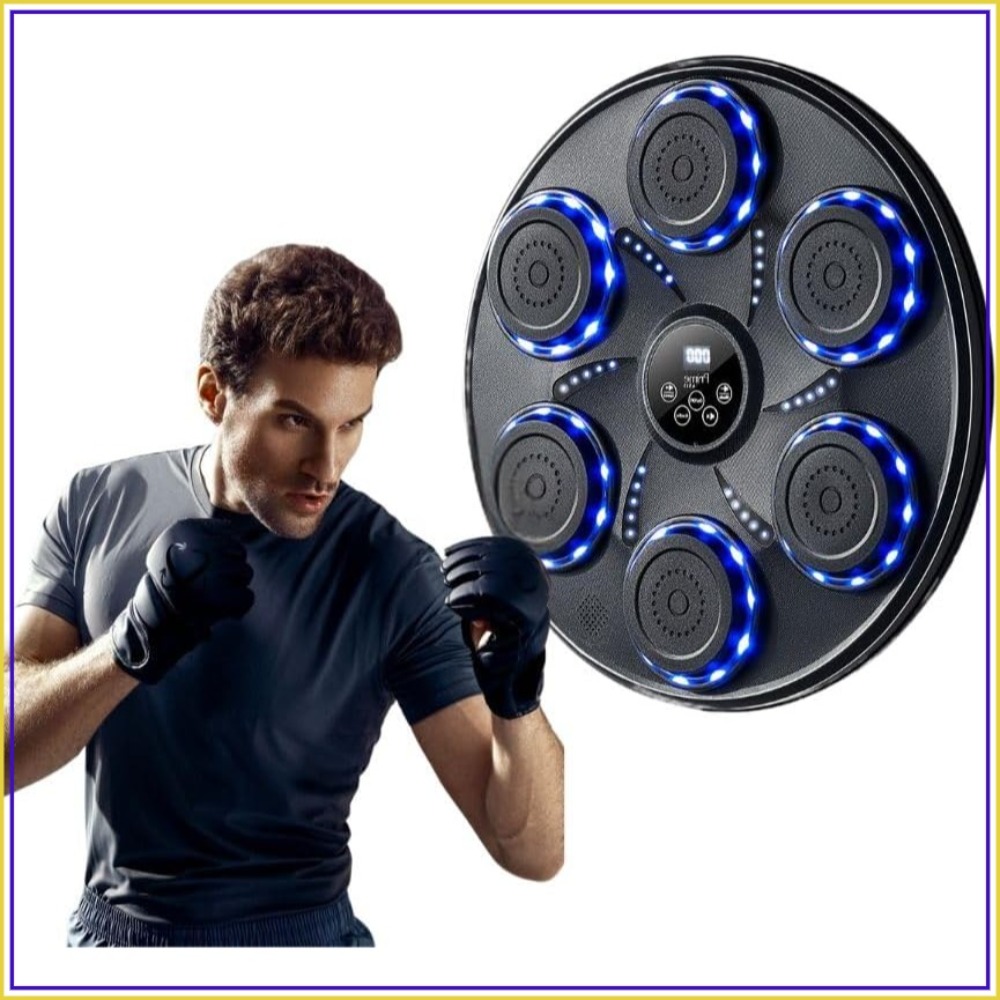 Home Gym Machine - Intelligente Musik-Boxmaschine mit Handschuhen, Bluetooth &