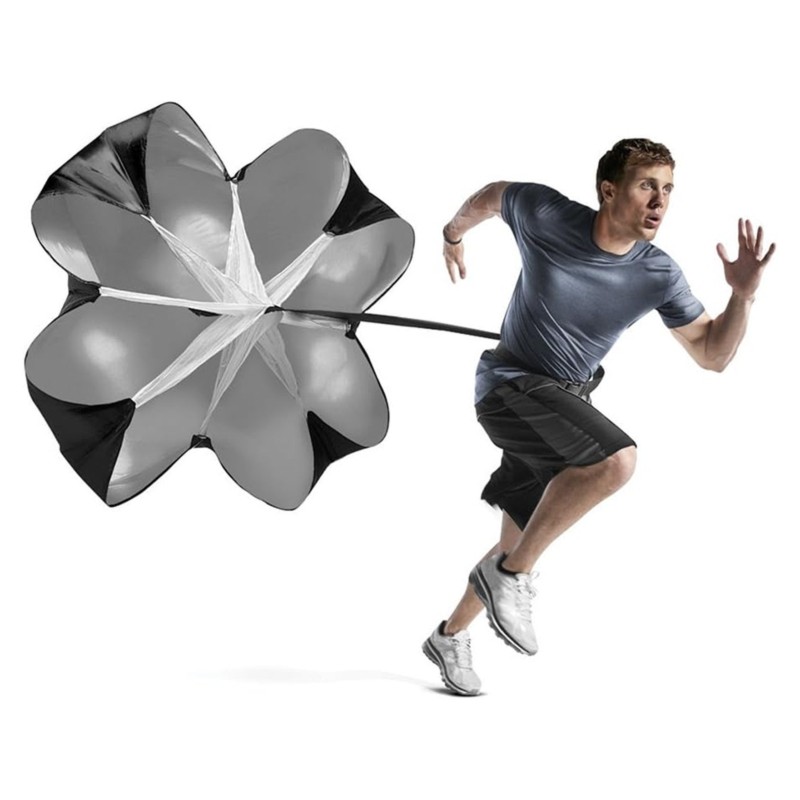 Speed Parachute Sprint - Preissenkung! Powerchute Laufgeschwindigkeits-Fallschirm, Widerstandsfallschirm für Sprinttraining,