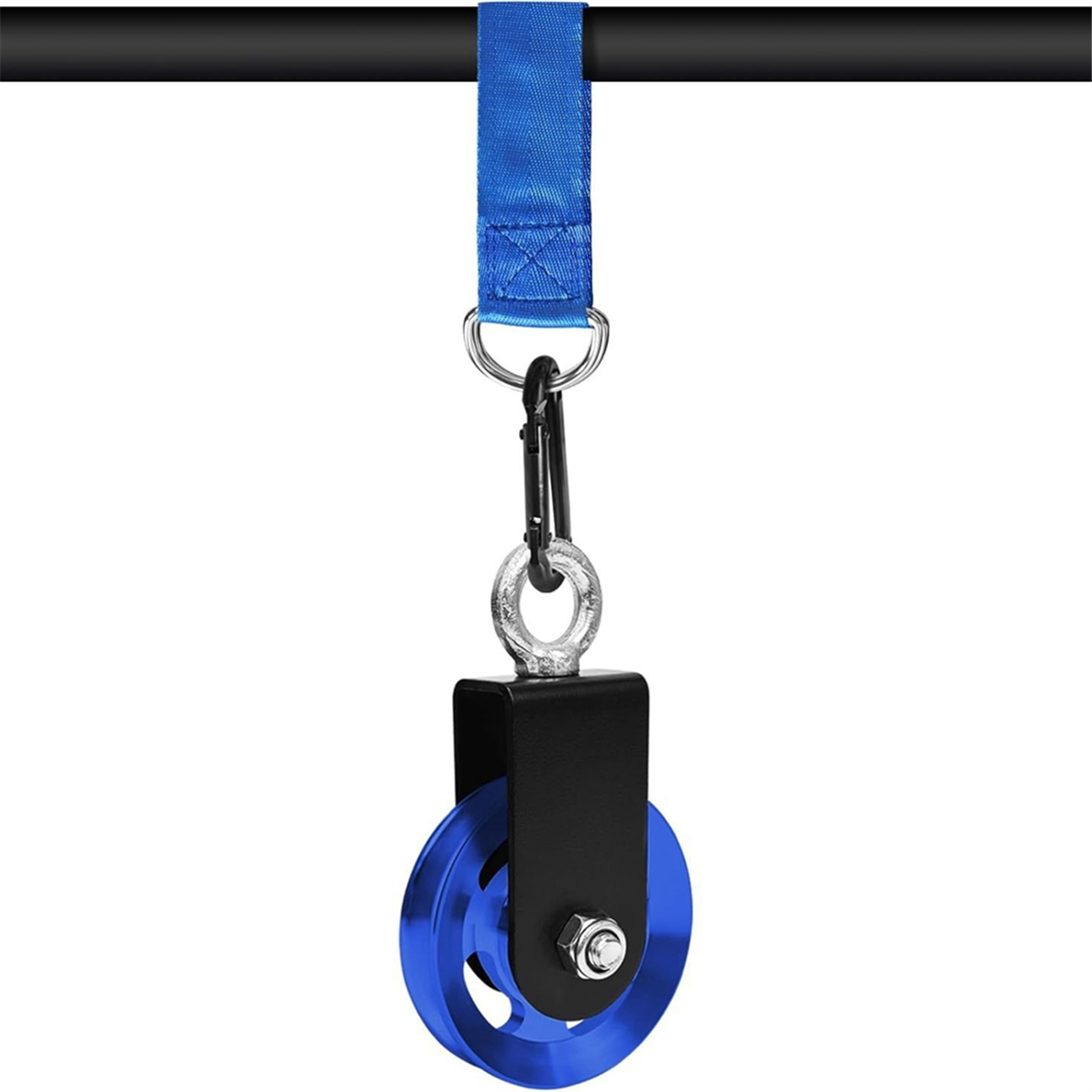 Home Gym Diy - AT59 Kabelrolle mit Schaukelgurt-Karabiner, 90 mm