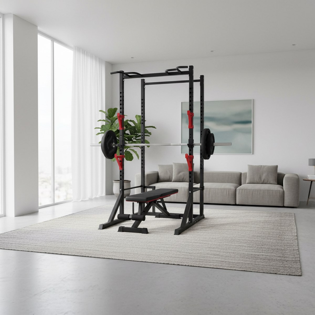 Verstellbares Power Rack mit K – Home Gym Equipment Bewertung und Preis