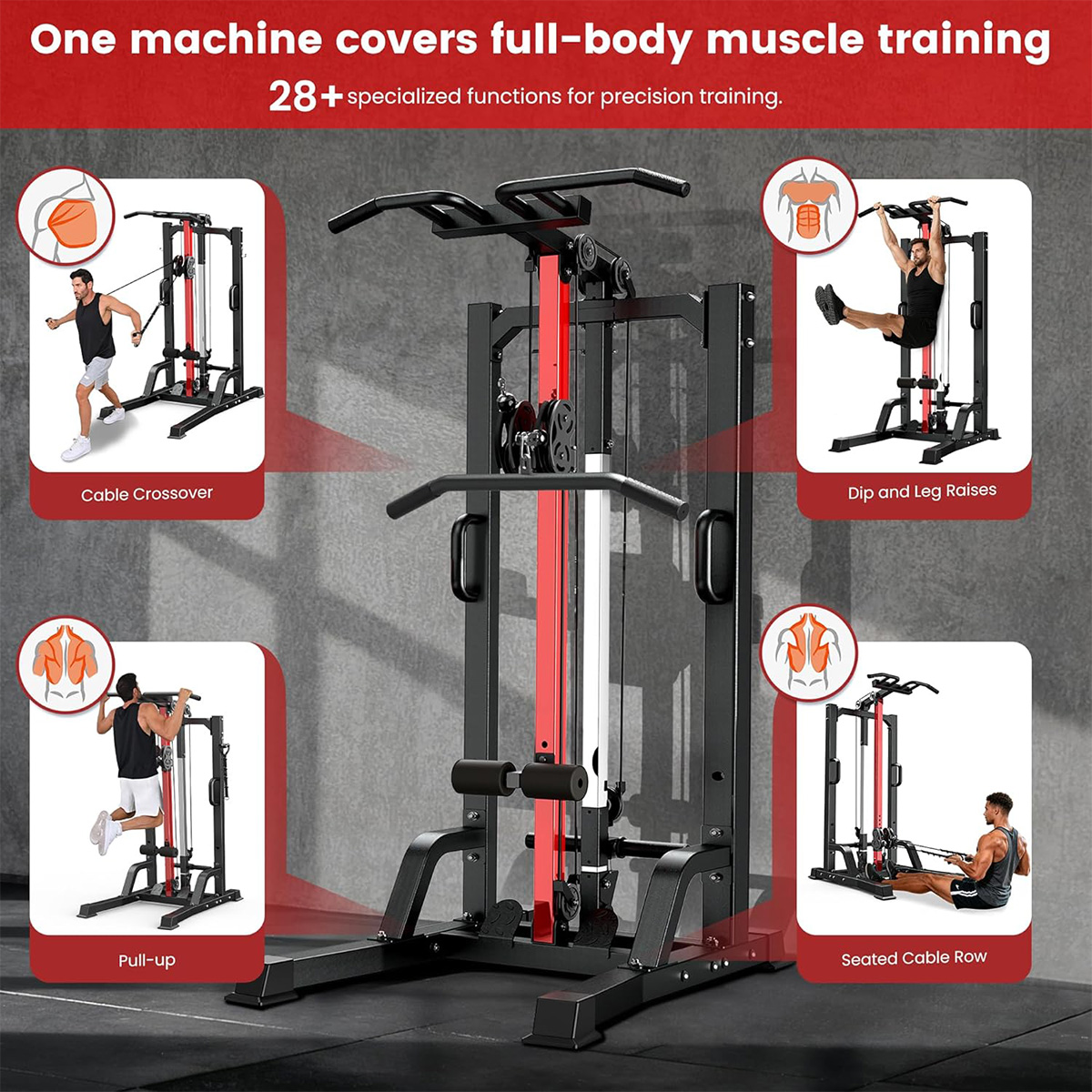 Pooboo Heimfitnessgerät - Hoch – Home Gym Machine Bewertung und Preis
