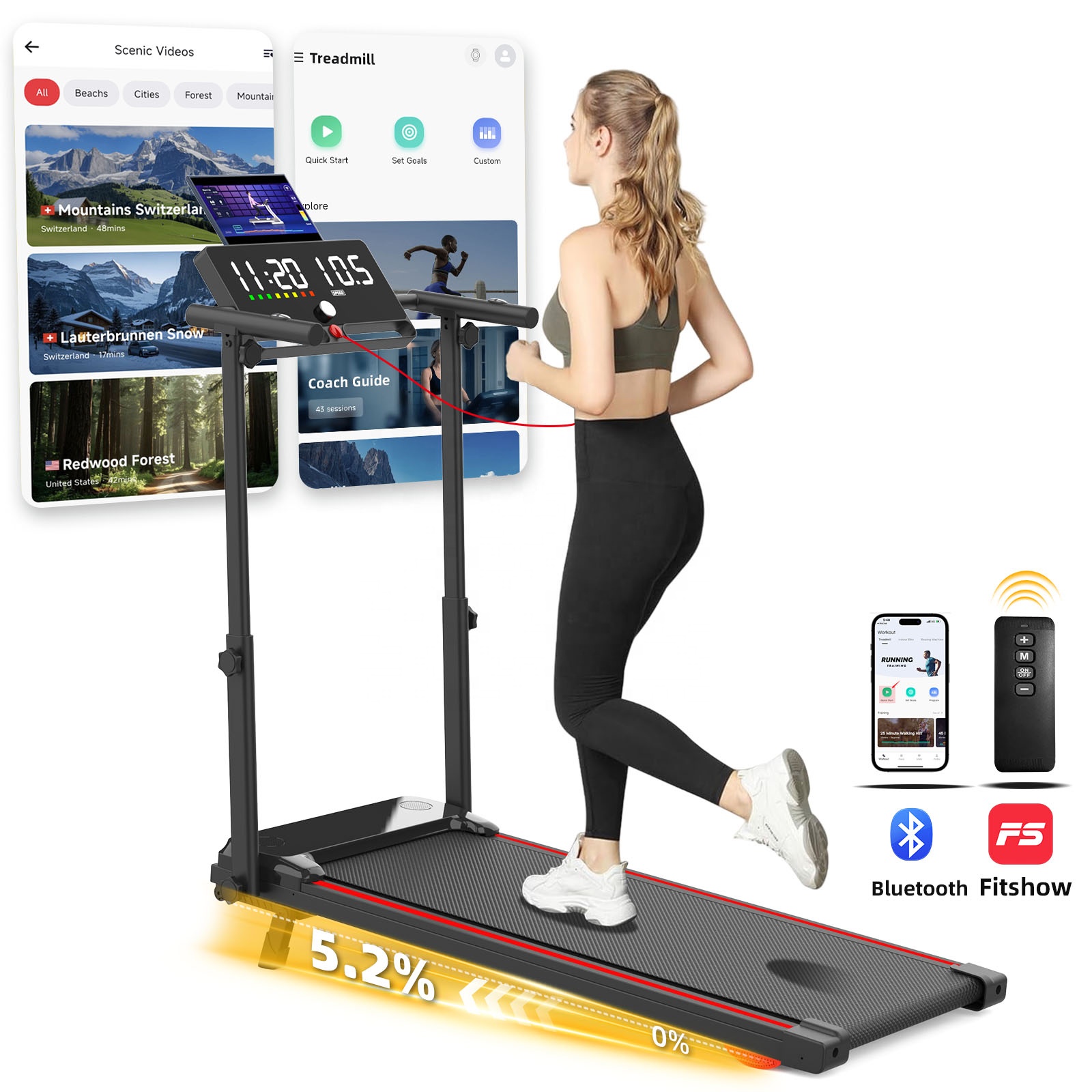 Günstiges Klappbares Laufband  – Treadmill Home Gym Bewertung und Preis