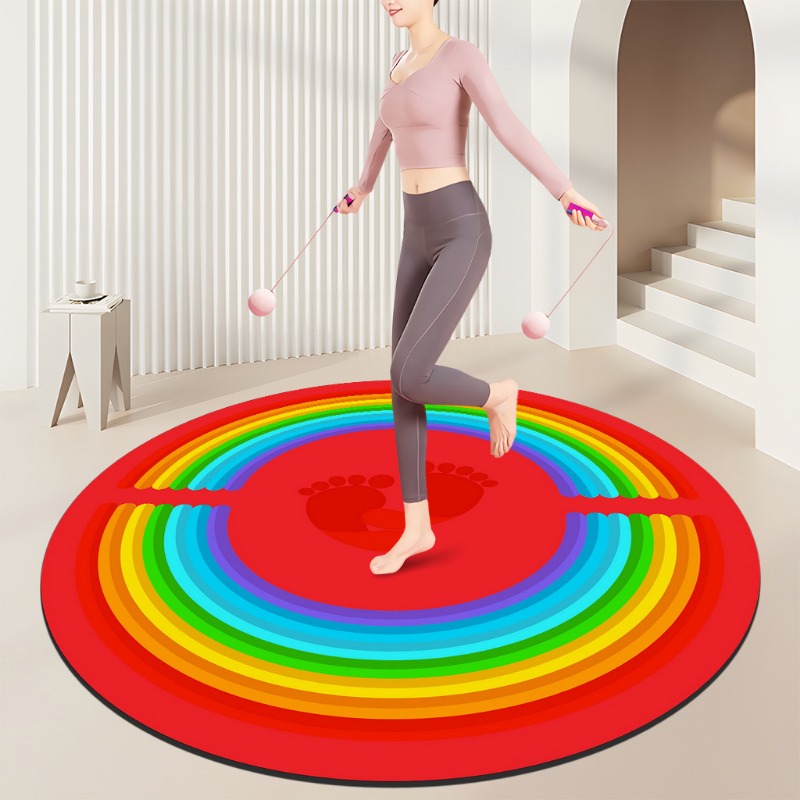Regenbogen-Spiral-Fitnessmatte – Home Gym Diy Bewertung und Preis