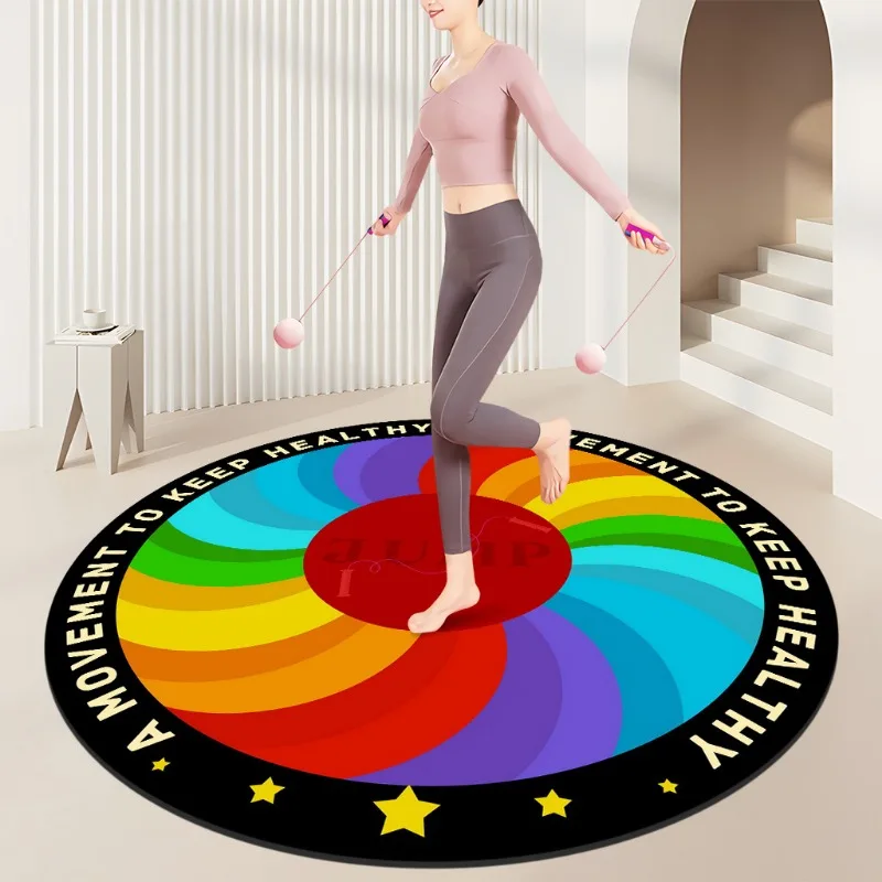 Regenbogen-Spiral-Fitnessmatte – Home Gym Diy Bewertung und Preis