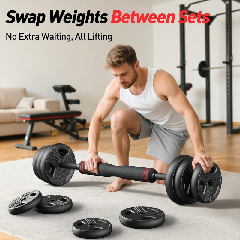 Verstellbares Hantelset, 45/55 – Home Gym Used Bewertung und Preis