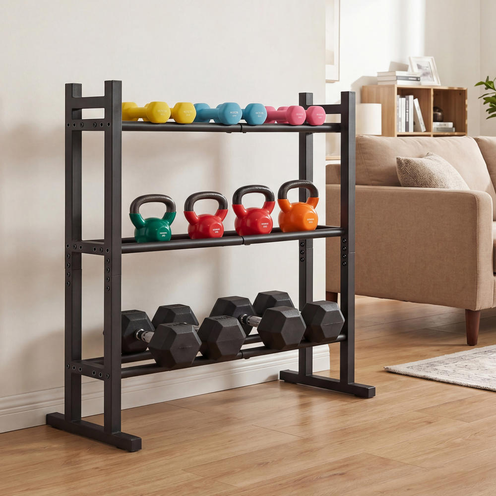 Robustes 3-stufiges Hantelrega – Home Gym Equipment Bewertung und Preis